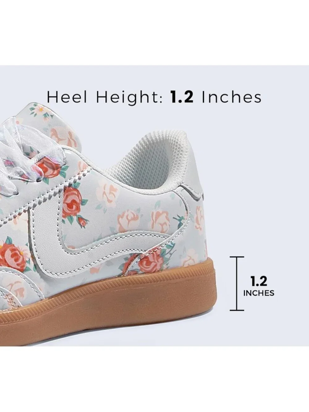 Women's Blue Classic Fashion Casual Skate No Slip Lace Up Walking Sneaker Shoes